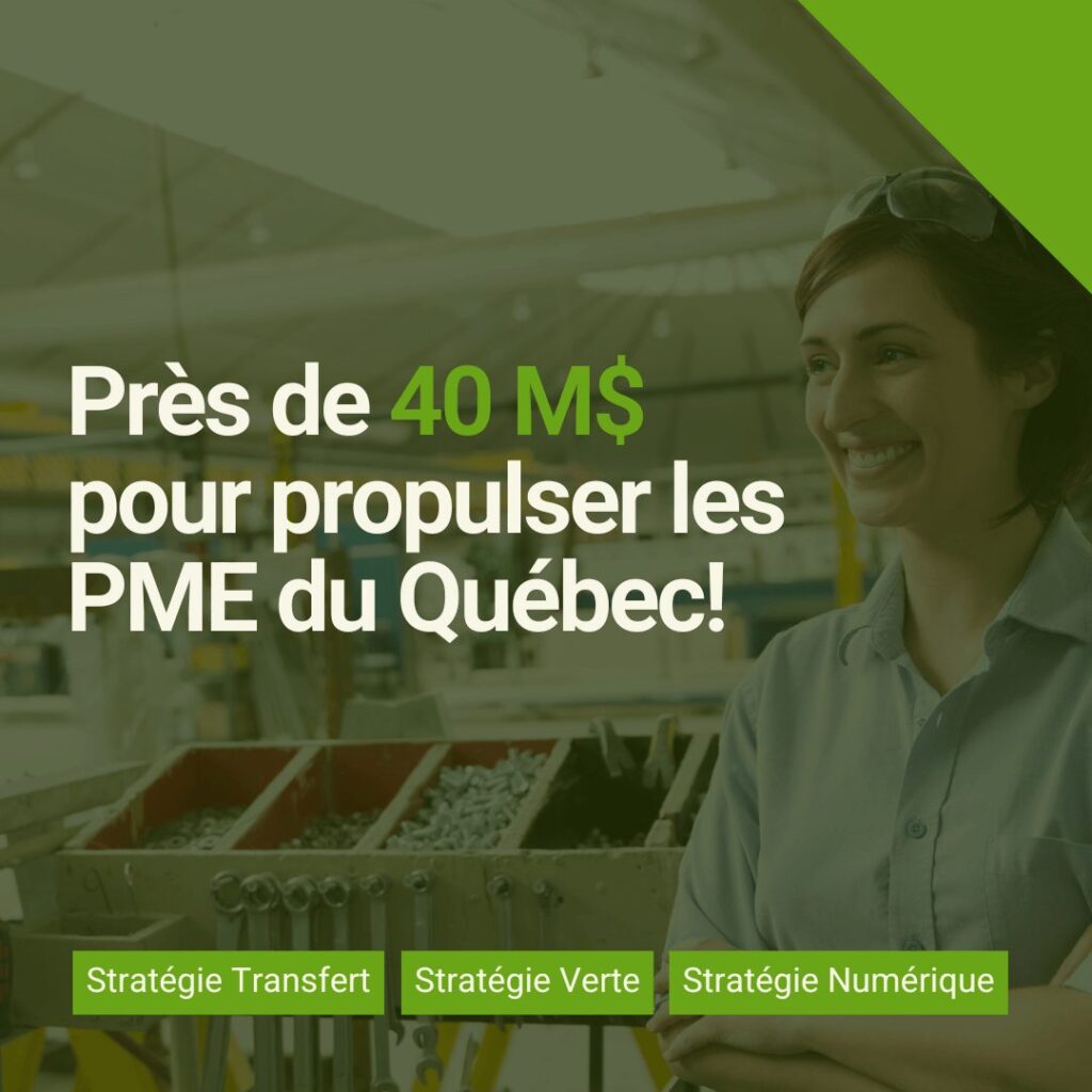 Nouveaux fonds de 40 M$ pour propulser les PME du Québec